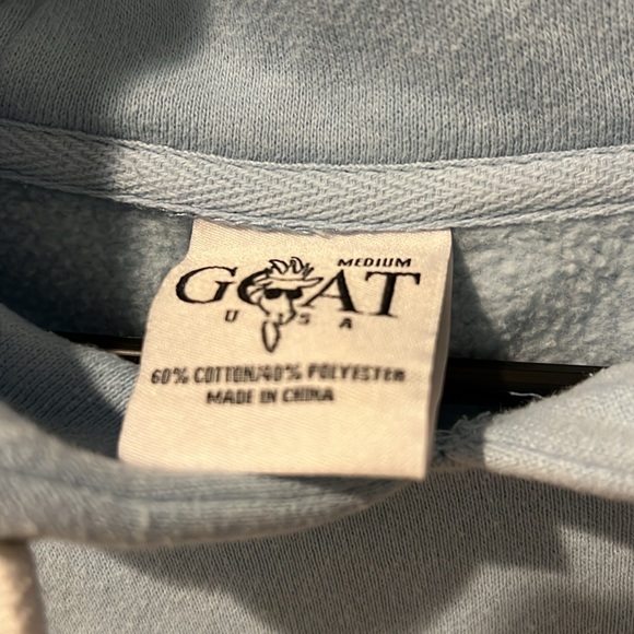 Goat USA light blue hoodie - Picture 2 of 9